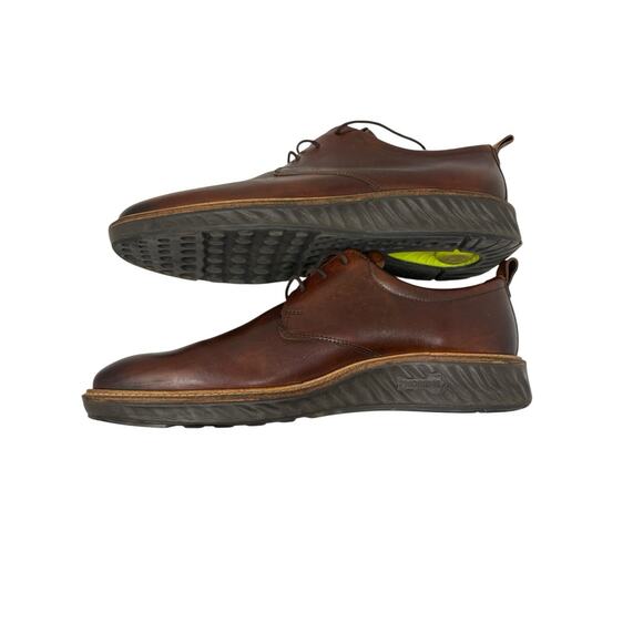 ECCO Men\'s ST-1 Brown Leather Hybrid Derby Lace Up Oxford EU 46 US 12 main image 4